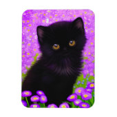 Gustav Klimt Cat Magnet (Vertikal)