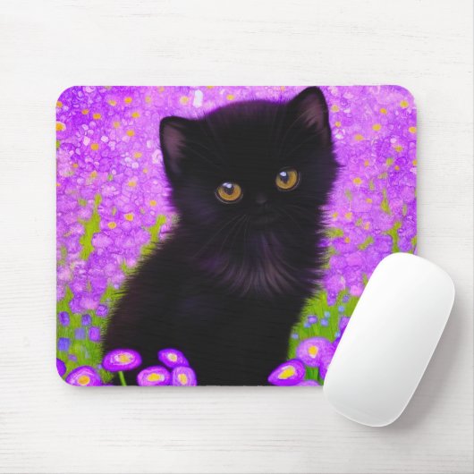 Gustav Klimt Cat Mousepad (Mit Mouse)
