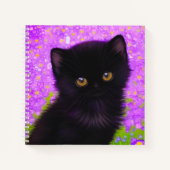 Gustav Klimt Cat Notizblock (Vorderseite)