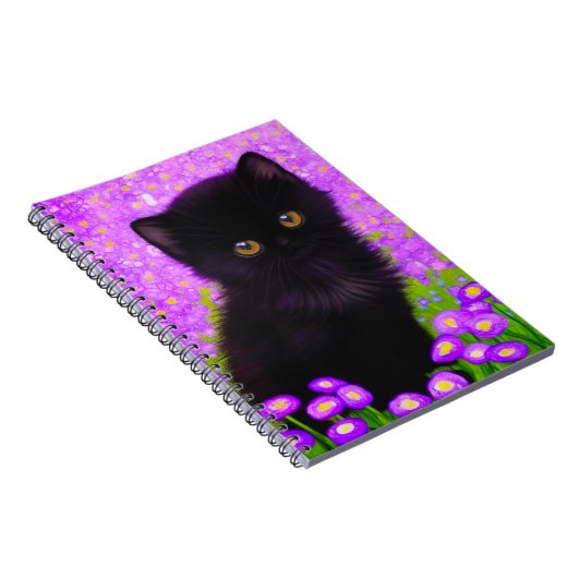 Gustav Klimt Cat Notizblock (Rechte Seite)