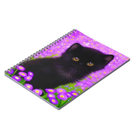 Gustav Klimt Cat Notizblock (Linke Seite)