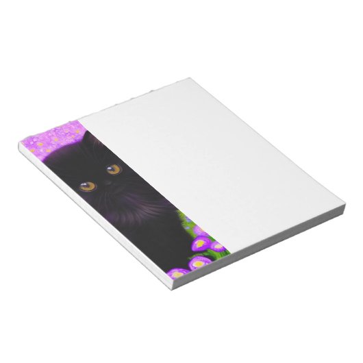 Gustav Klimt Cat Notizblock (angewinkelt)