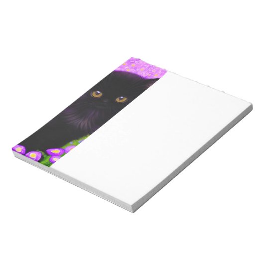 Gustav Klimt Cat Notizblock (Rotiert)