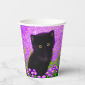 Gustav Klimt Cat Pappbecher (Vorderseite)