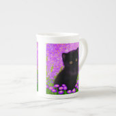 Gustav Klimt Cat Porzellantasse (Vorderseite Rechts)