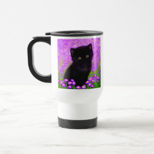 Gustav Klimt Cat Reisebecher
