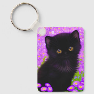 Gustav Klimt Cat Schlüsselanhänger
