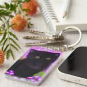 Gustav Klimt Cat Schlüsselanhänger (Vorderseite rechts)