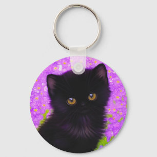 Gustav Klimt Cat Schlüsselanhänger