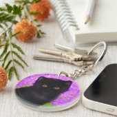 Gustav Klimt Cat Schlüsselanhänger (Vorderseite rechts)