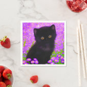 Gustav Klimt Cat Serviette (Beispiel)