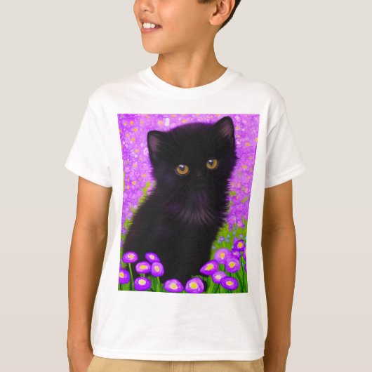 Gustav Klimt Cat T-Shirt (Vorderseite)