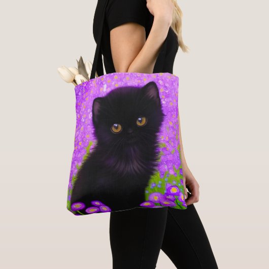 Gustav Klimt Cat Tasche (Von Nahem)