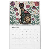 Gustav Klimt Cats 2026 Wall Calendar – Art Nouveau Kalender (Mär 2026)