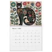 Gustav Klimt Cats 2026 Wall Calendar – Art Nouveau Kalender (Feb 2026)