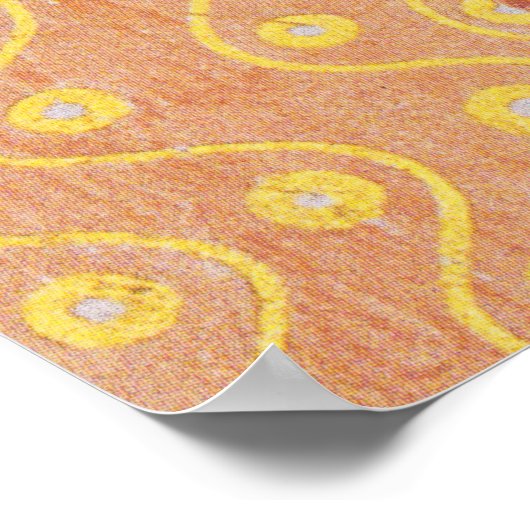 Gustav Klimt - Chor der Paradiesengel Poster (Ecke)