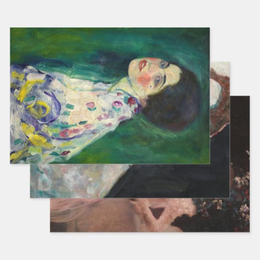 Gustav Klimt Collection, Decoupage Geschenkpapier Set (Set)