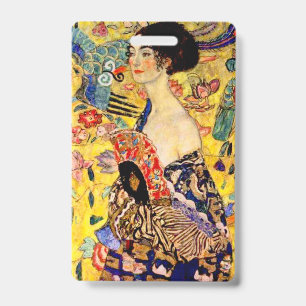 Gustav Klimt Dame mit Fächer Ausweis