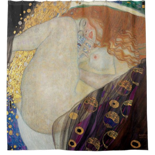 Gustav Klimt - Danae Duschvorhang (Vorderseite)