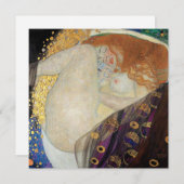 Gustav Klimt - Danae Einladung (Vorne/Hinten)