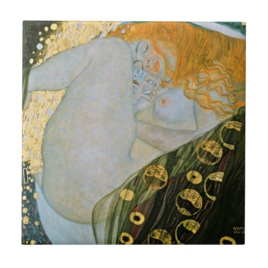 Gustav Klimt - Danae Fliese (Vorderseite)