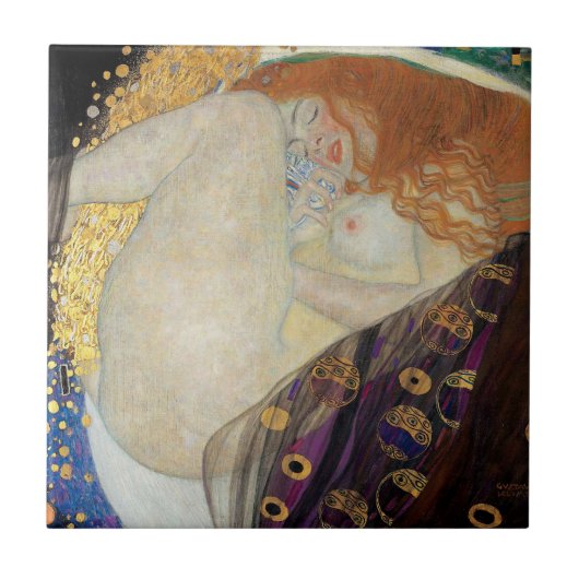 Gustav Klimt - Danae Fliese (Vorderseite)