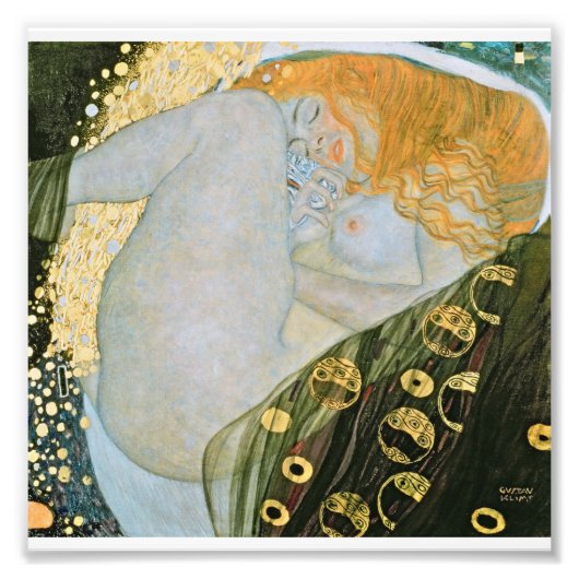 Gustav Klimt - Danae Fotodruck (Vorne)