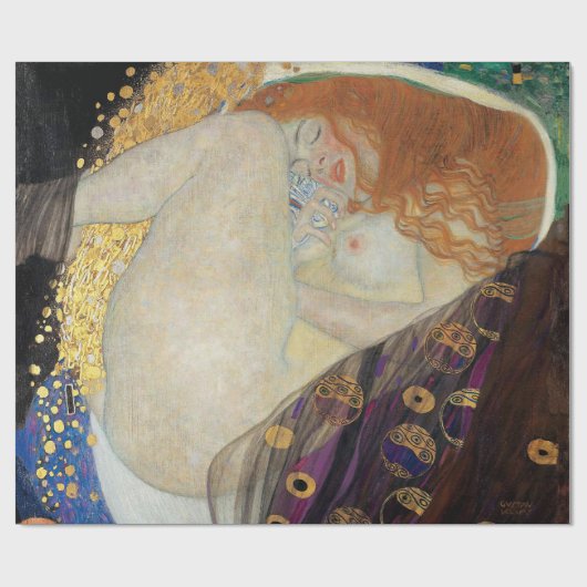 Gustav Klimt - Danae Geschenkpapier (Flach)