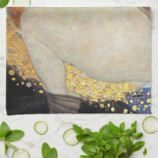Gustav Klimt - Danae Geschirrtuch (Gefaltet)