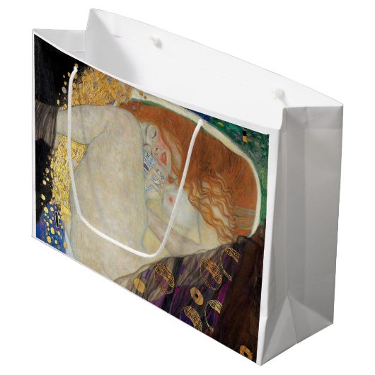 Gustav Klimt - Danae Große Geschenktüte (Vorderseite Schrägansicht)