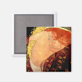 Gustav Klimt danae Magnet (Vorderseite/Rückseite)