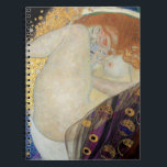 Gustav Klimt - Danae Notizblock<br><div class="desc">Danae - Gustav Klimt, Oil on Leinwand, 1907</div>