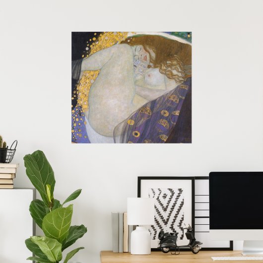 Gustav Klimt - Danae Poster (Heimbüro)