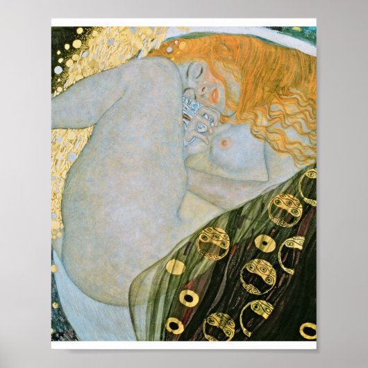 Gustav Klimt - Danae Poster (Vorne)