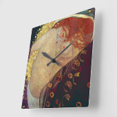 Gustav Klimt , "Danae" Quadratische Wanduhr (Winkel)