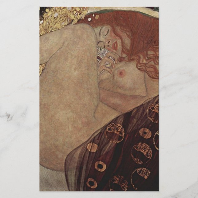 Gustav Klimt - Danae - Schönes Kunstwerk (Vorderseite)