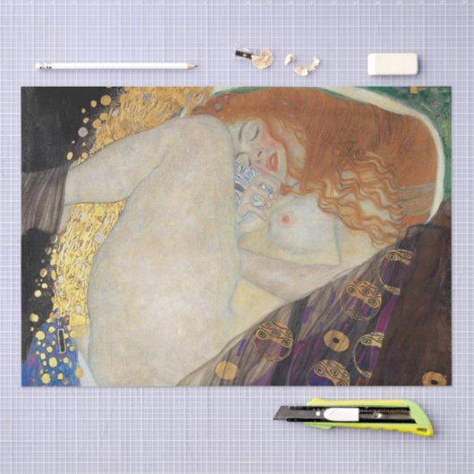 Gustav Klimt - Danae Seidenpapier (Handwerk)