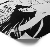 Gustav Klimt - das Blut der Fische Poster (Ecke)