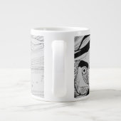 Gustav Klimt - das Fischblut Jumbo-Tasse (Rückseite)