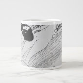 Gustav Klimt - das Fischblut Jumbo-Tasse (Vorderseite)