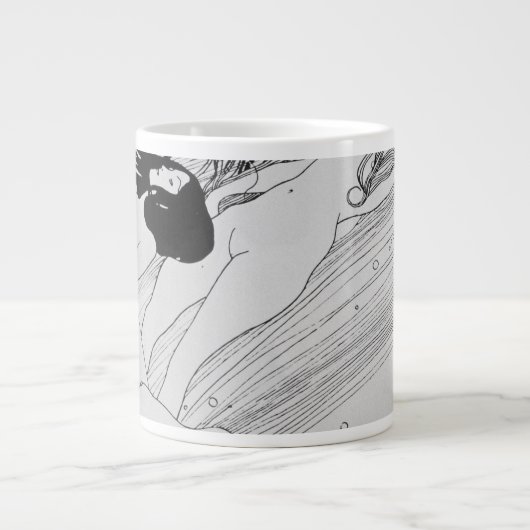 Gustav Klimt - das Fischblut Jumbo-Tasse (Vorderseite)