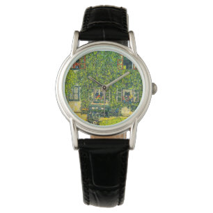 Gustav Klimt Das Haus Guardaboschi Armbanduhr