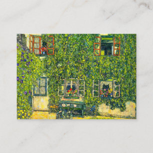 Gustav Klimt Das Haus Guardaboschi Begleitkarte