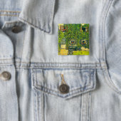 Gustav Klimt Das Haus Guardaboschi Button (Beispiel)