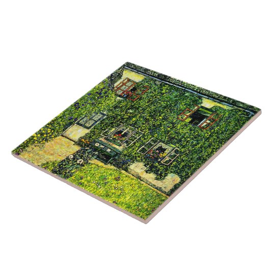 Gustav Klimt - Das Haus Guardaboschi Fliese (Seite)