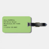 Gustav Klimt - Das Haus Guardaboschi Gepäckanhänger (Rückseite horizontal)