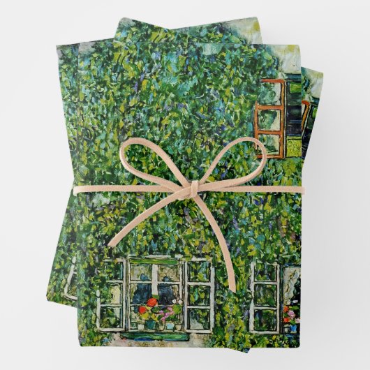 Gustav Klimt - Das Haus Guardaboschi Geschenkpapier Set (Beispiel)