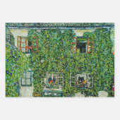 Gustav Klimt - Das Haus Guardaboschi Geschenkpapier Set (Vorderseite)
