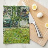 Gustav Klimt - Das Haus Guardaboschi Geschirrtuch (Viertel Falte)