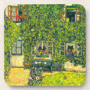 Gustav Klimt Das Haus Guardaboschi Getränkeuntersetzer